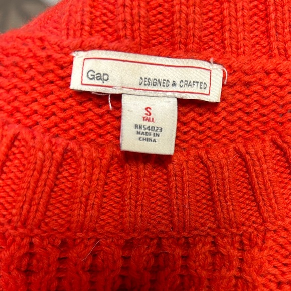 Gap chunky fitted red sweater - Picture 3 of 4